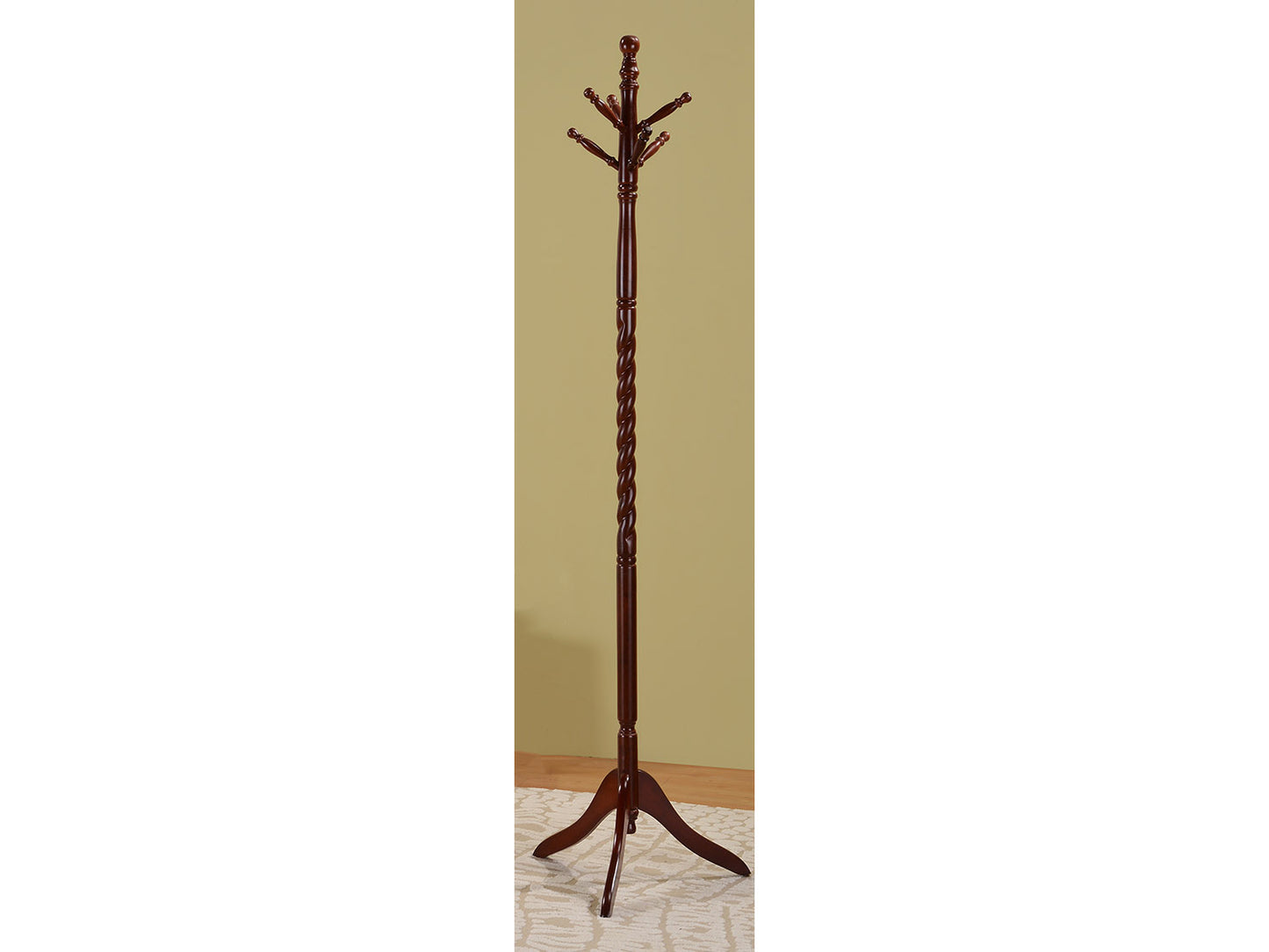 Wood Hall Tree Comes in Cherry, Espresso, or Oak Finish - GracePalaceFurniture