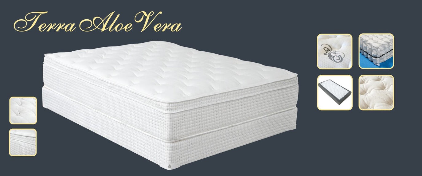 Euro Pillow Top Premium Mattress Luxury Firm H 13"
