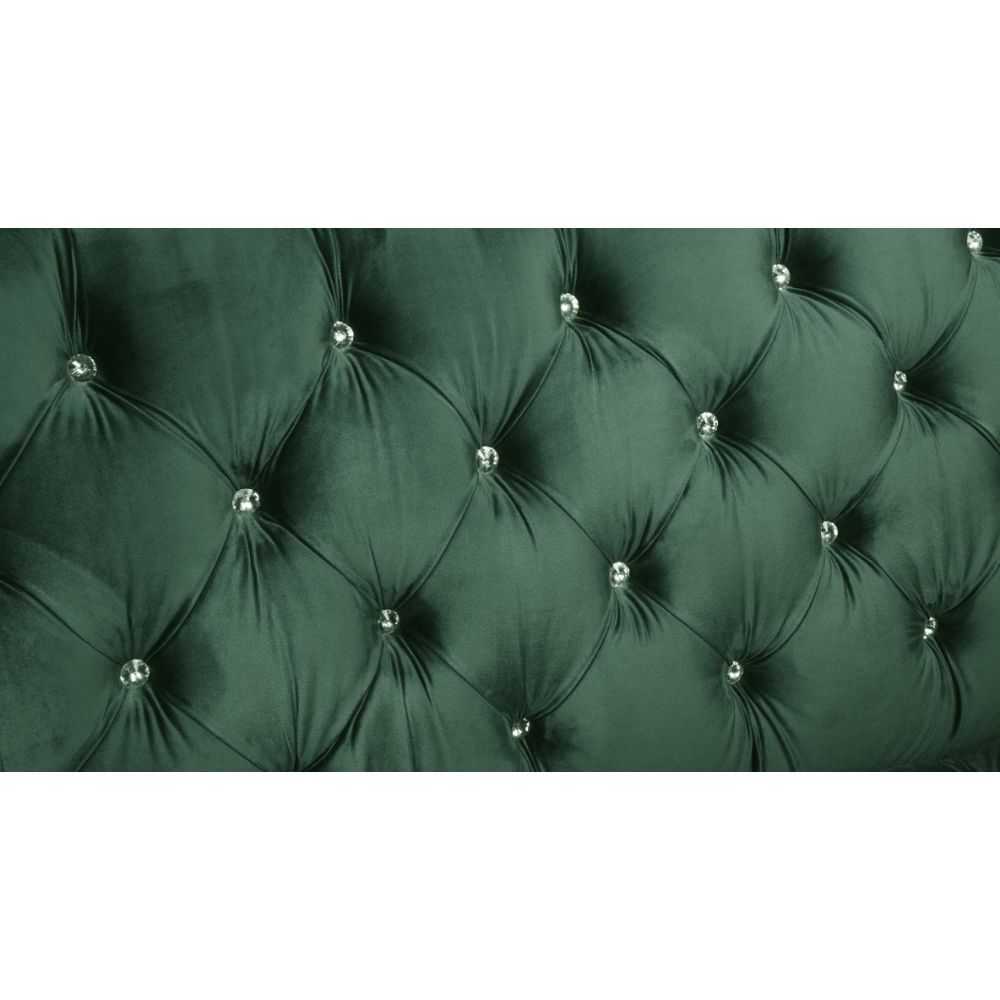 Iberis Green Velvet Sofa