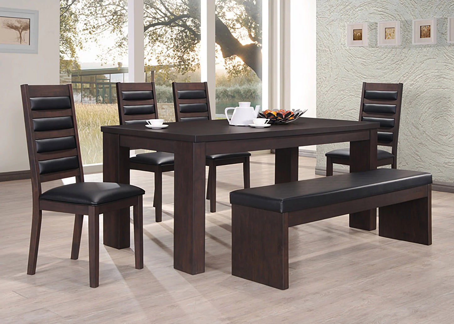 6-pc Set CANORA Grey table Set