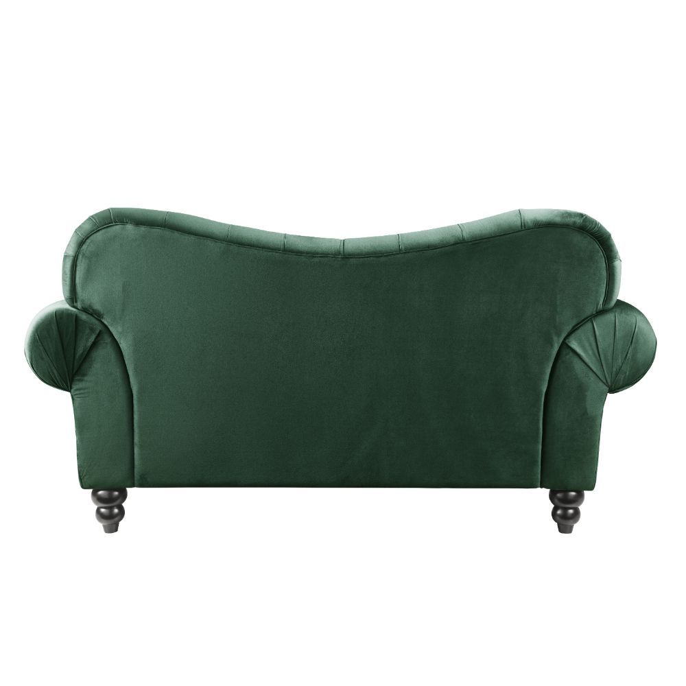 Iberis Green Velvet Sofa