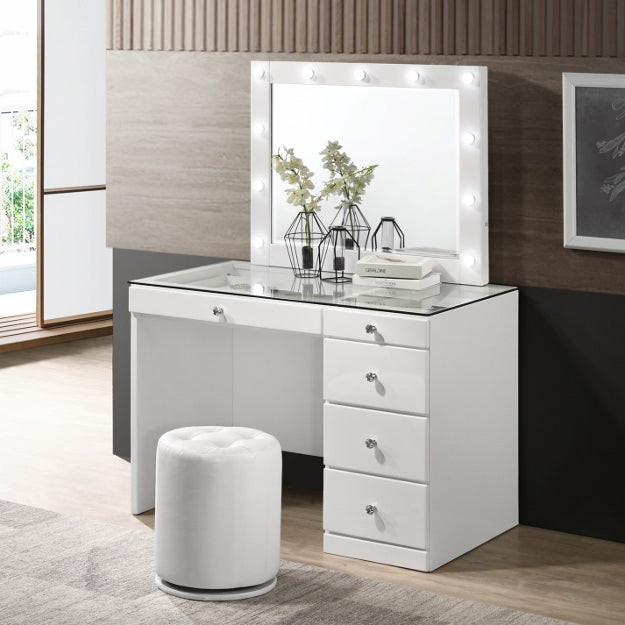 Morgan Vanity Set White