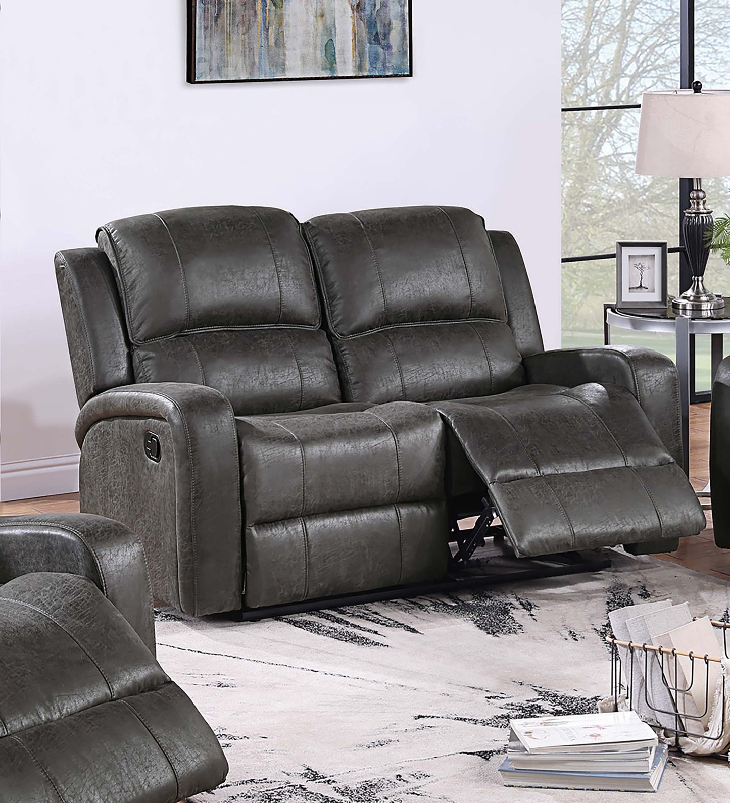 2 pcs Set Sofa and loveSeat Smoke Best Seller