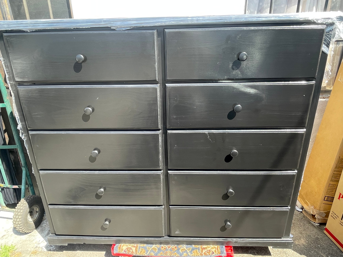 10 drawer Dressers pine wood - GracePalaceFurniture