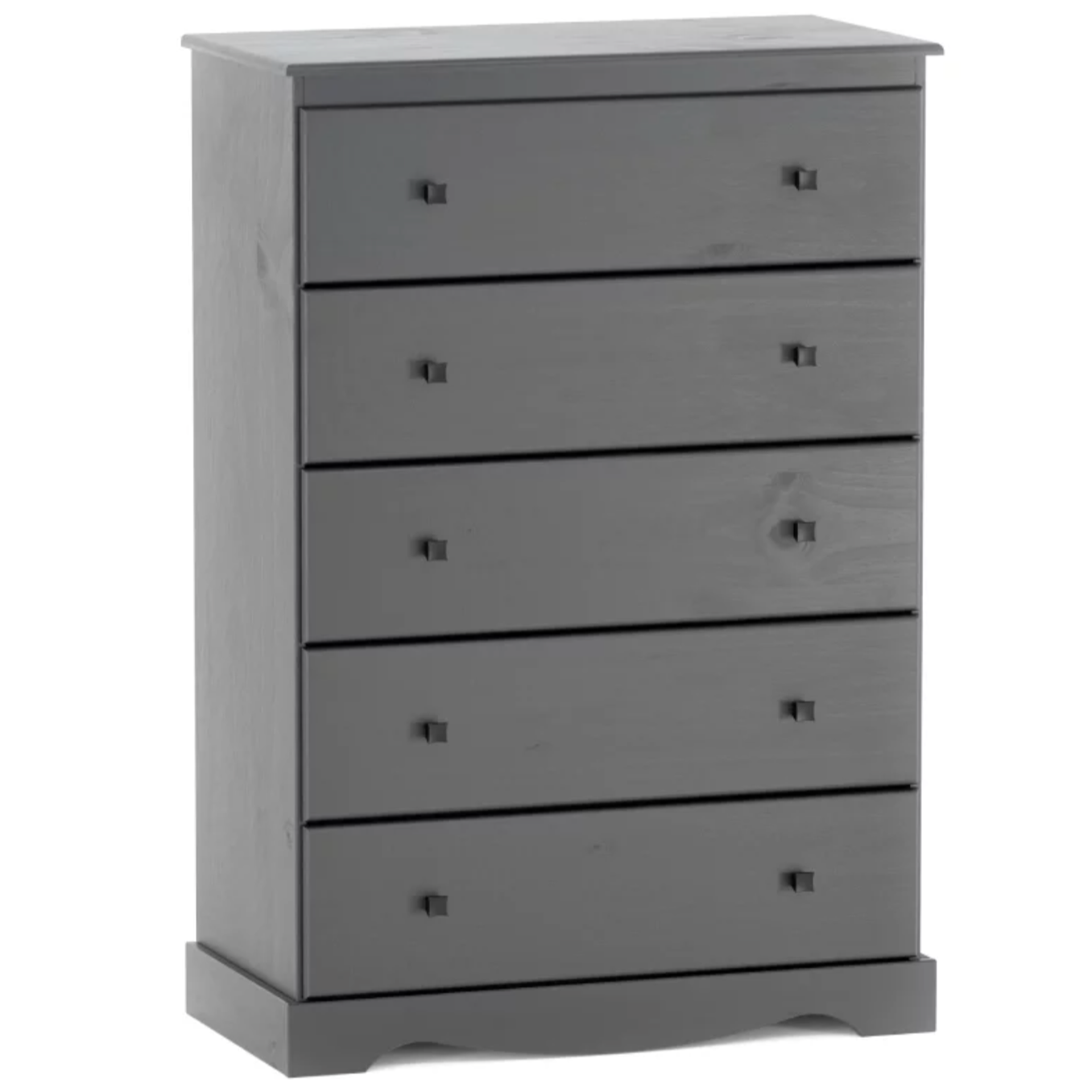 5 Drawer Chest in Grey By Casa Blanca