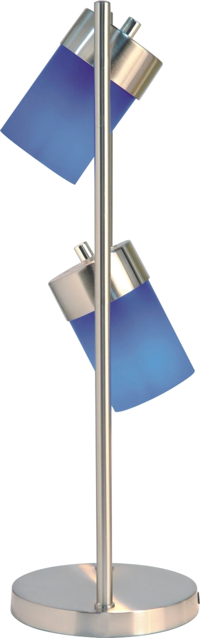 International 3031FW 3-Light Adjustable Floor Lamp, White