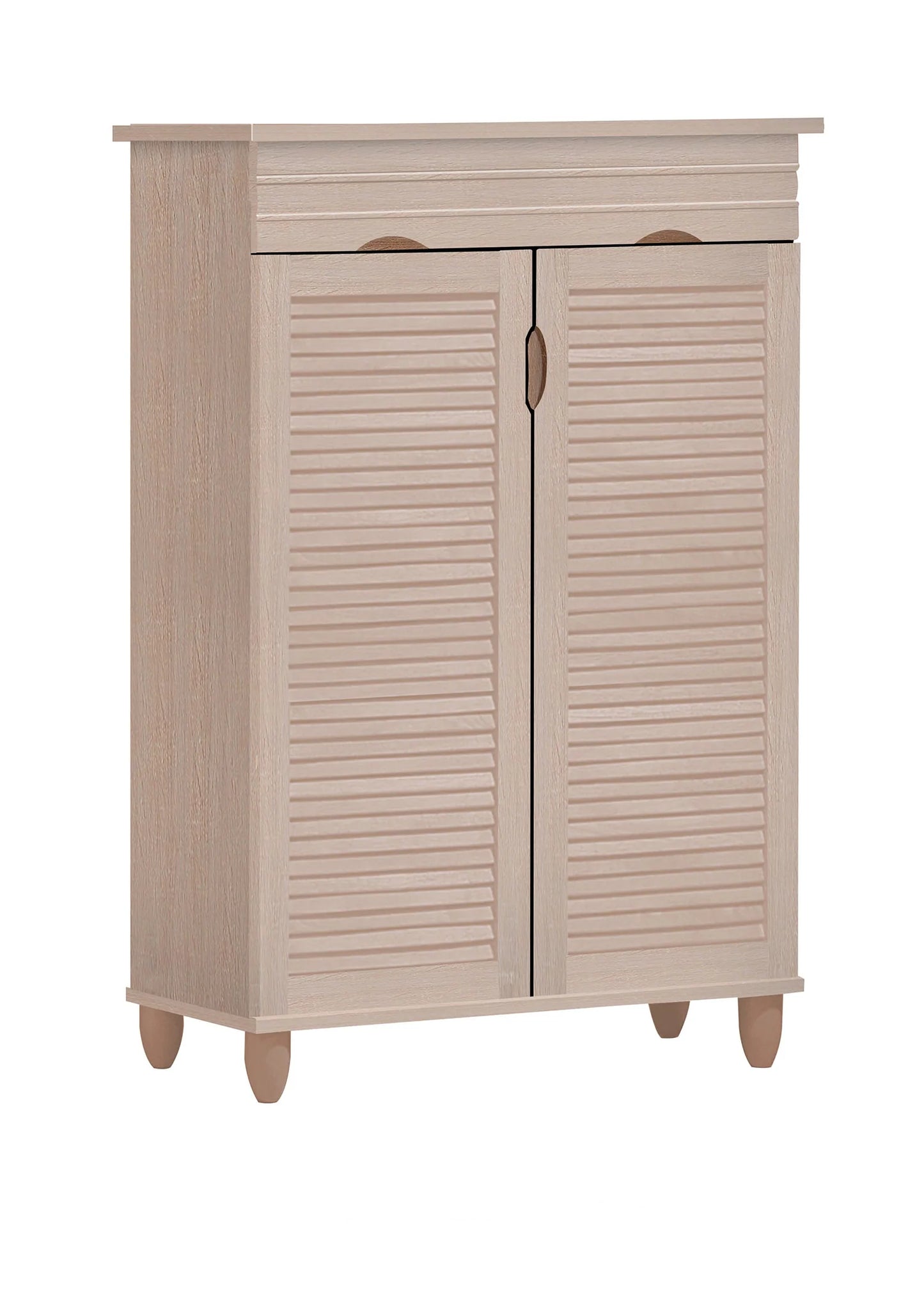 Shoe Cabinet Drawer & 4 Shelves Comes in Espresso or Natural Finish