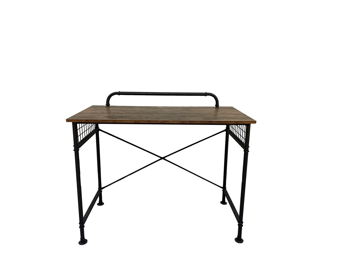 Wood Desk with Metal Legs