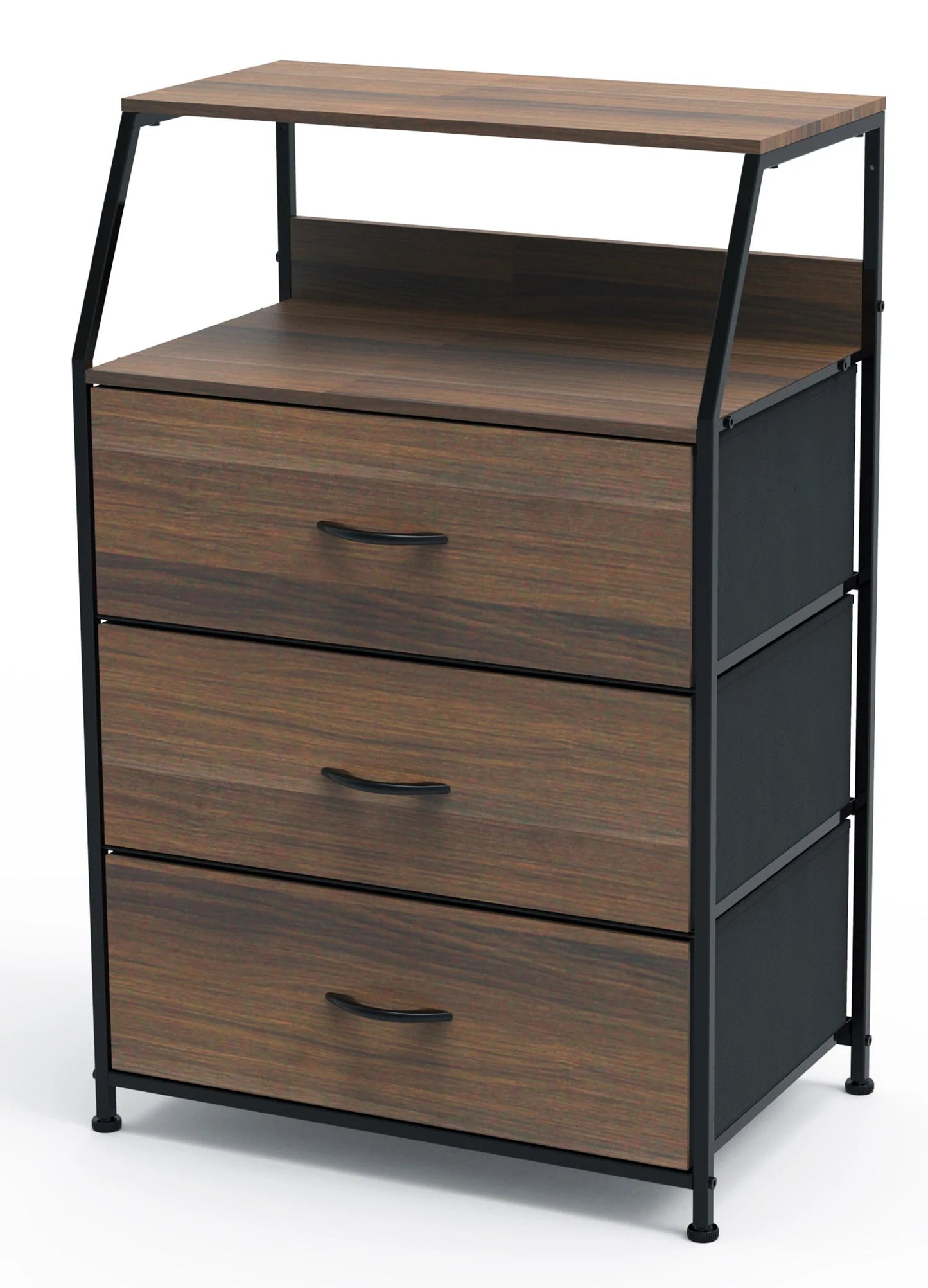 3 Drawer Storage Chest Rustic Finish