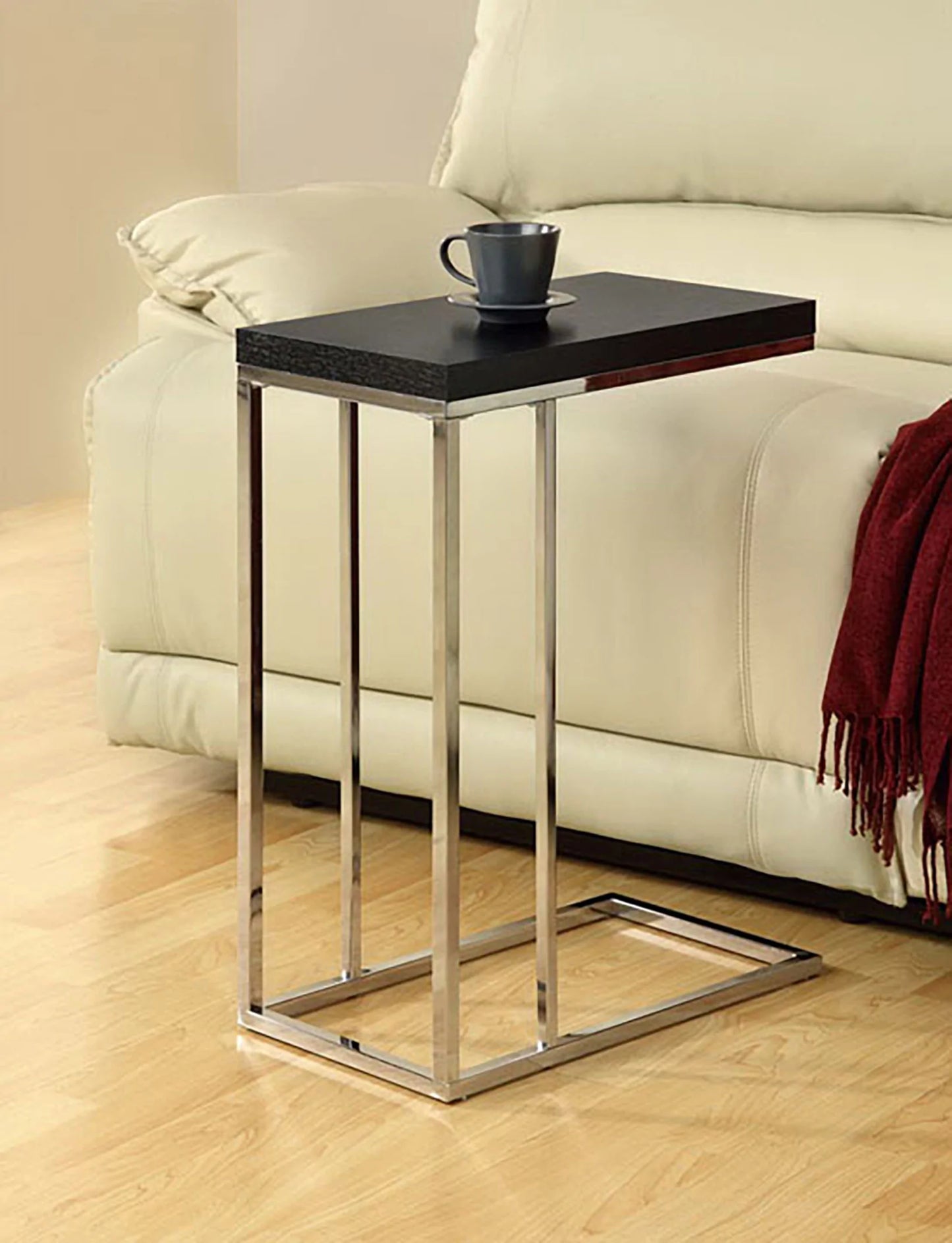 Snack Table Black Top