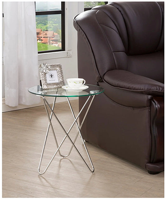 Glass Table Metal Base