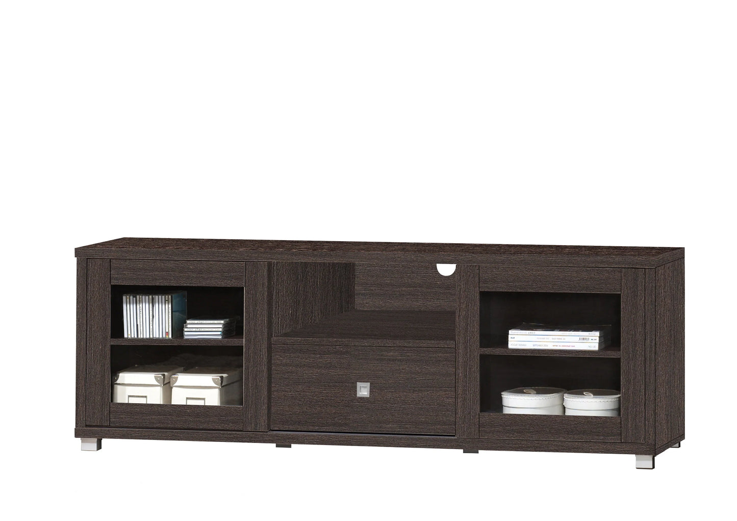 TV Stand Comes in Espresso or Natural Birch Finish