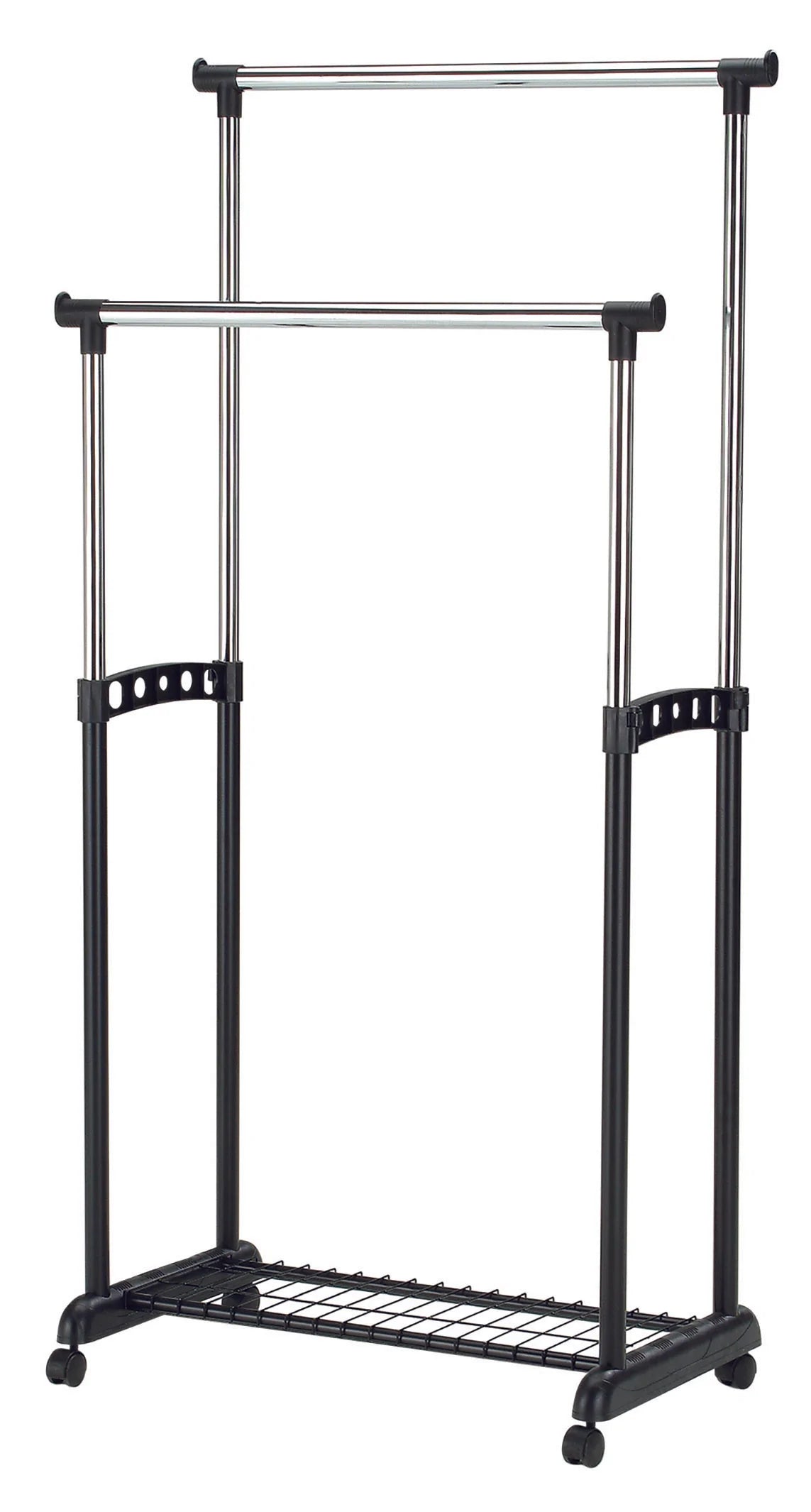 Coat Hanger Chrome & Black