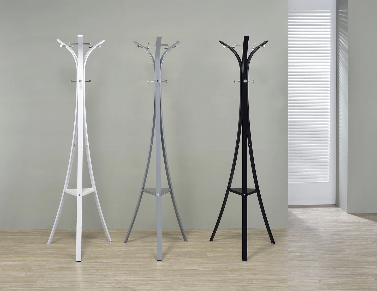 Metal Hall Tree Coat Rack - GracePalaceFurniture