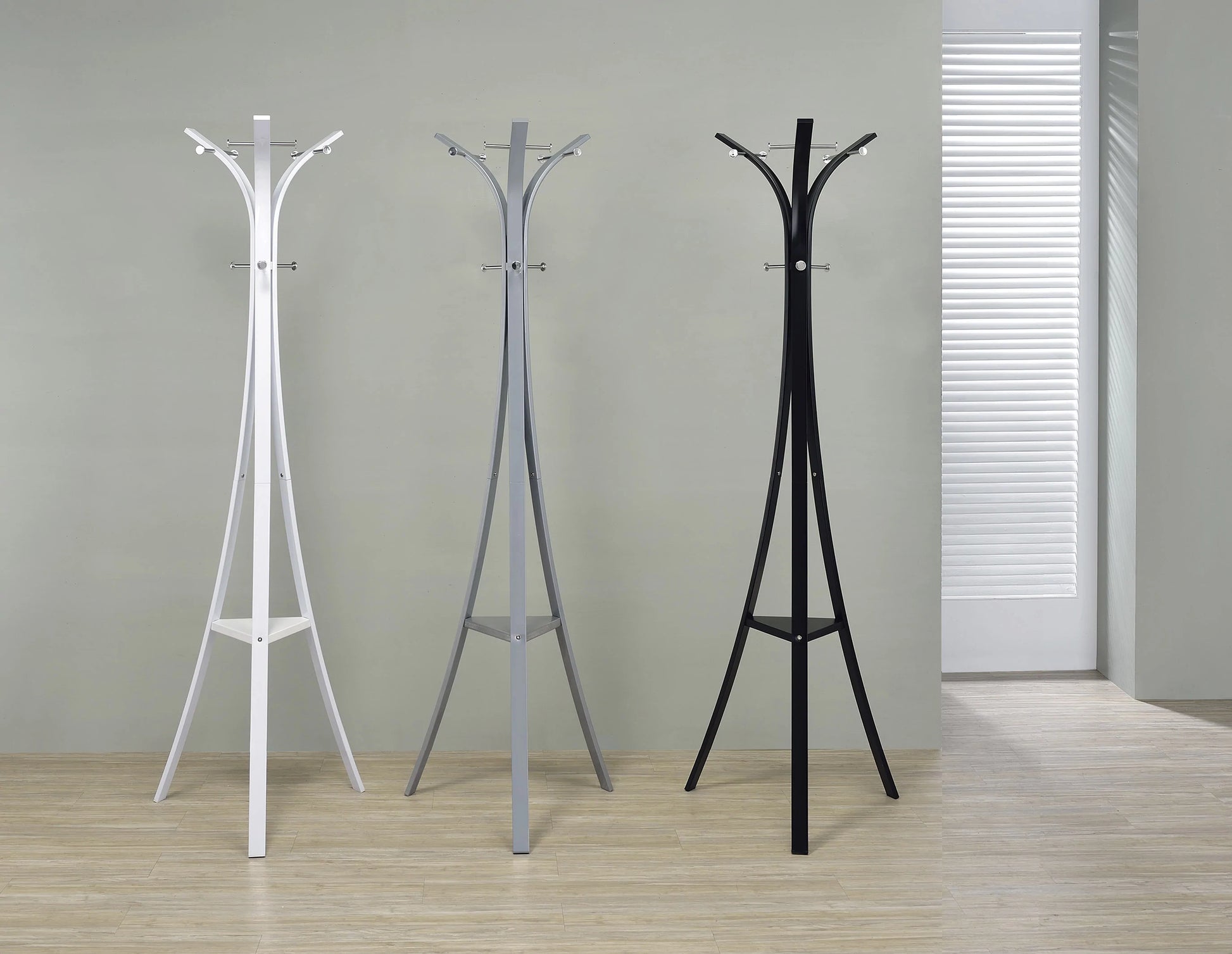 Metal Hall Tree Coat Rack - GracePalaceFurniture