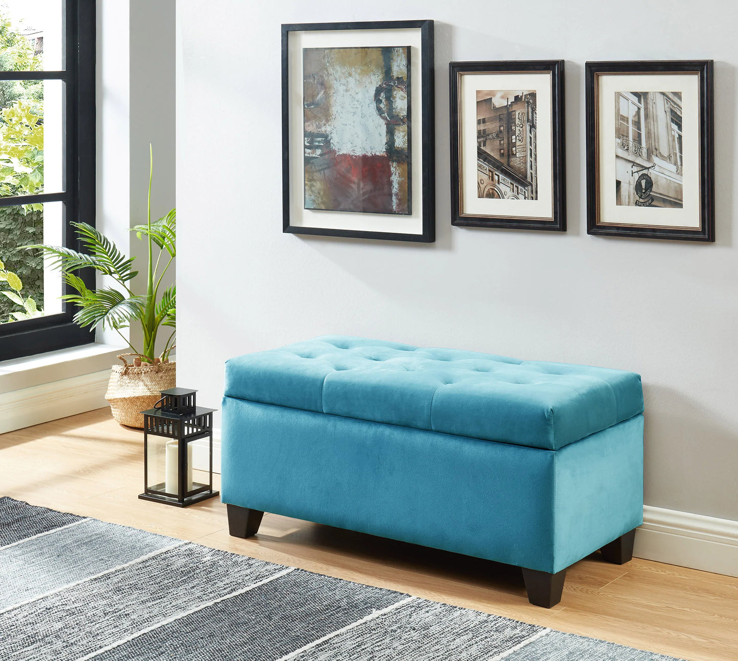Storage Bench / Ottoman - Black