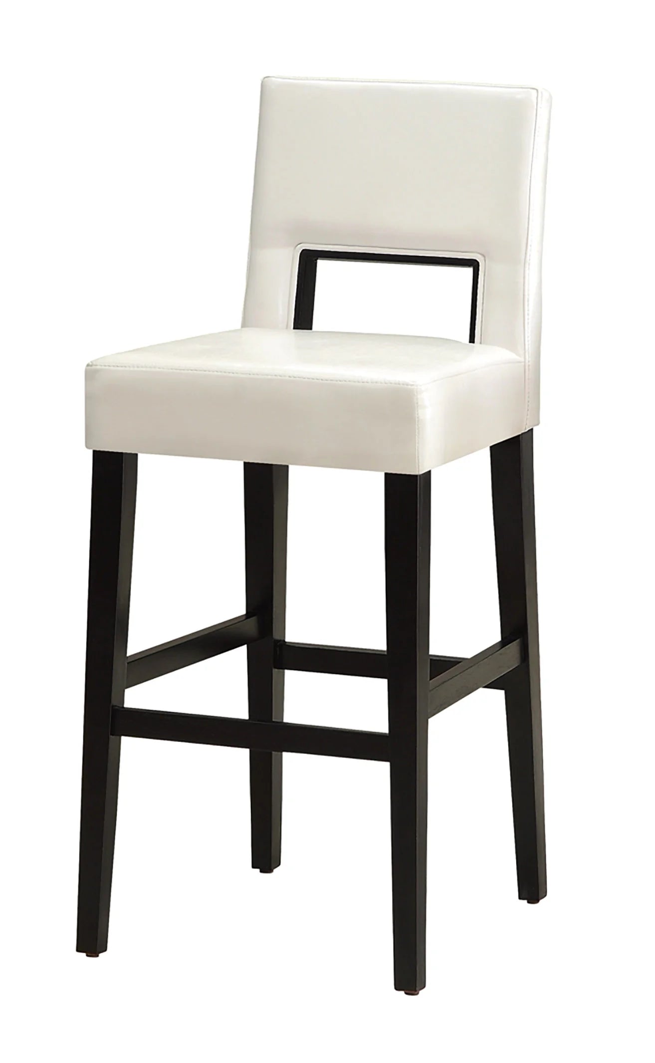 Counter Stool Comes in Black, Red, or White 24" Seat - GracePalaceFurniture