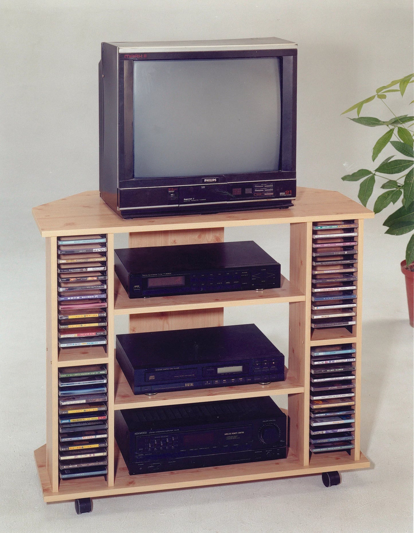 TV Stand Comes in Black, Espresso, or Natural Color - GracePalaceFurniture
