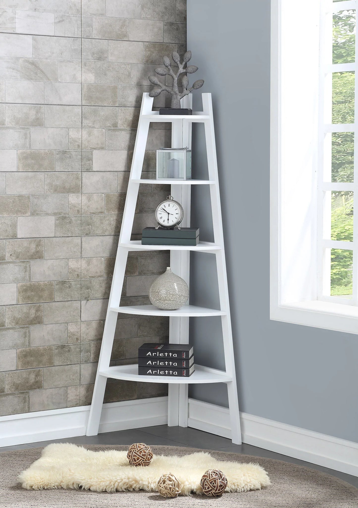 Corner Display Rack - GracePalaceFurniture