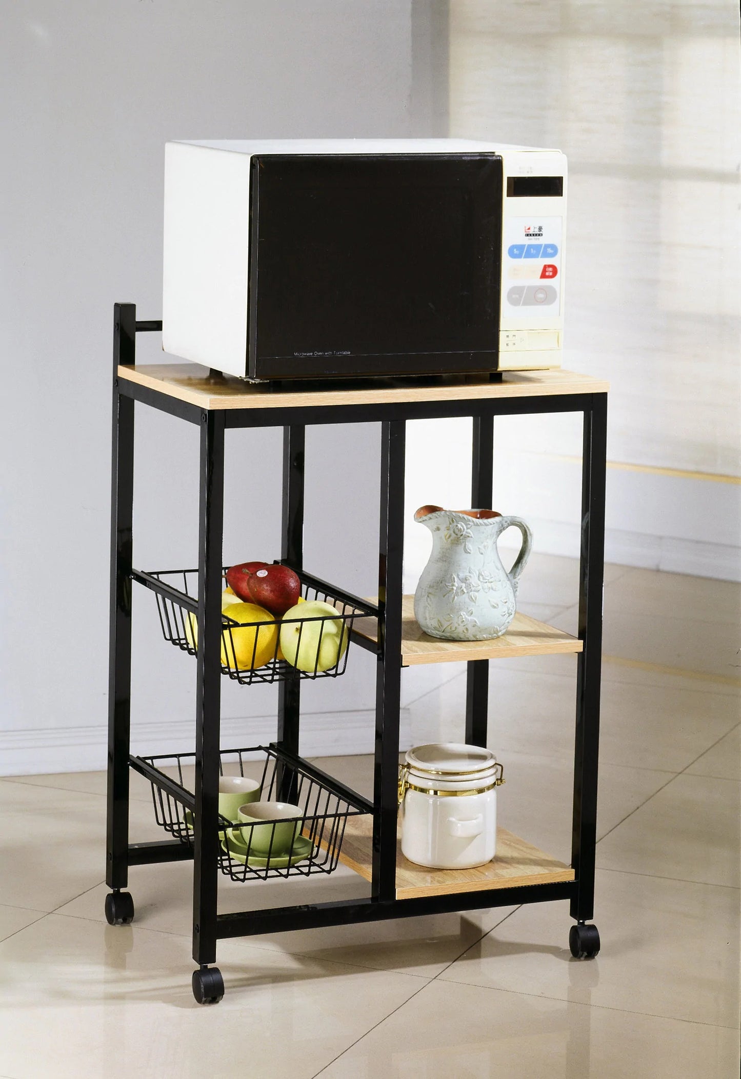 Microwave Serving Cart - GracePalaceFurniture