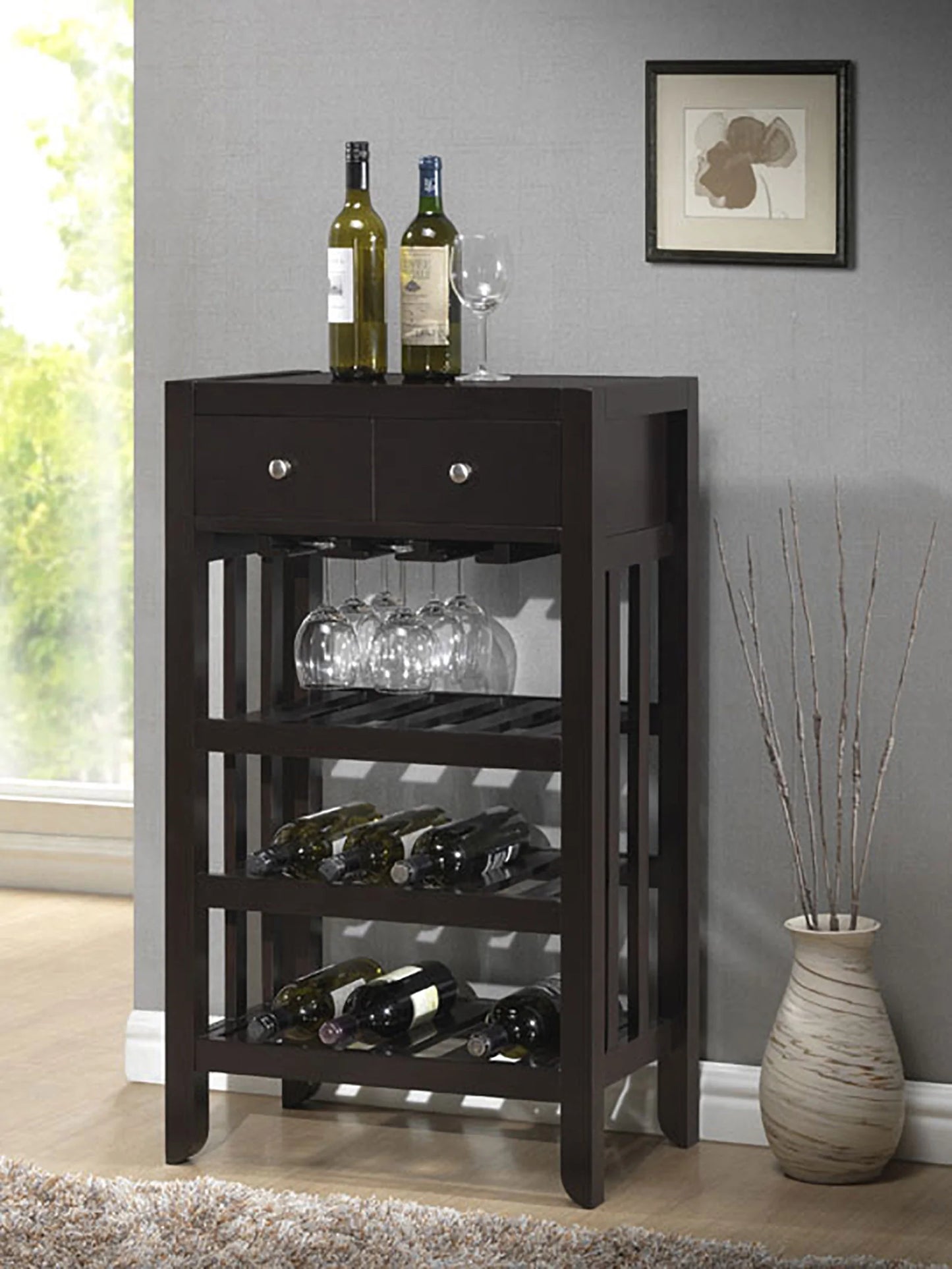 Wooden Wine Rack - GracePalaceFurniture