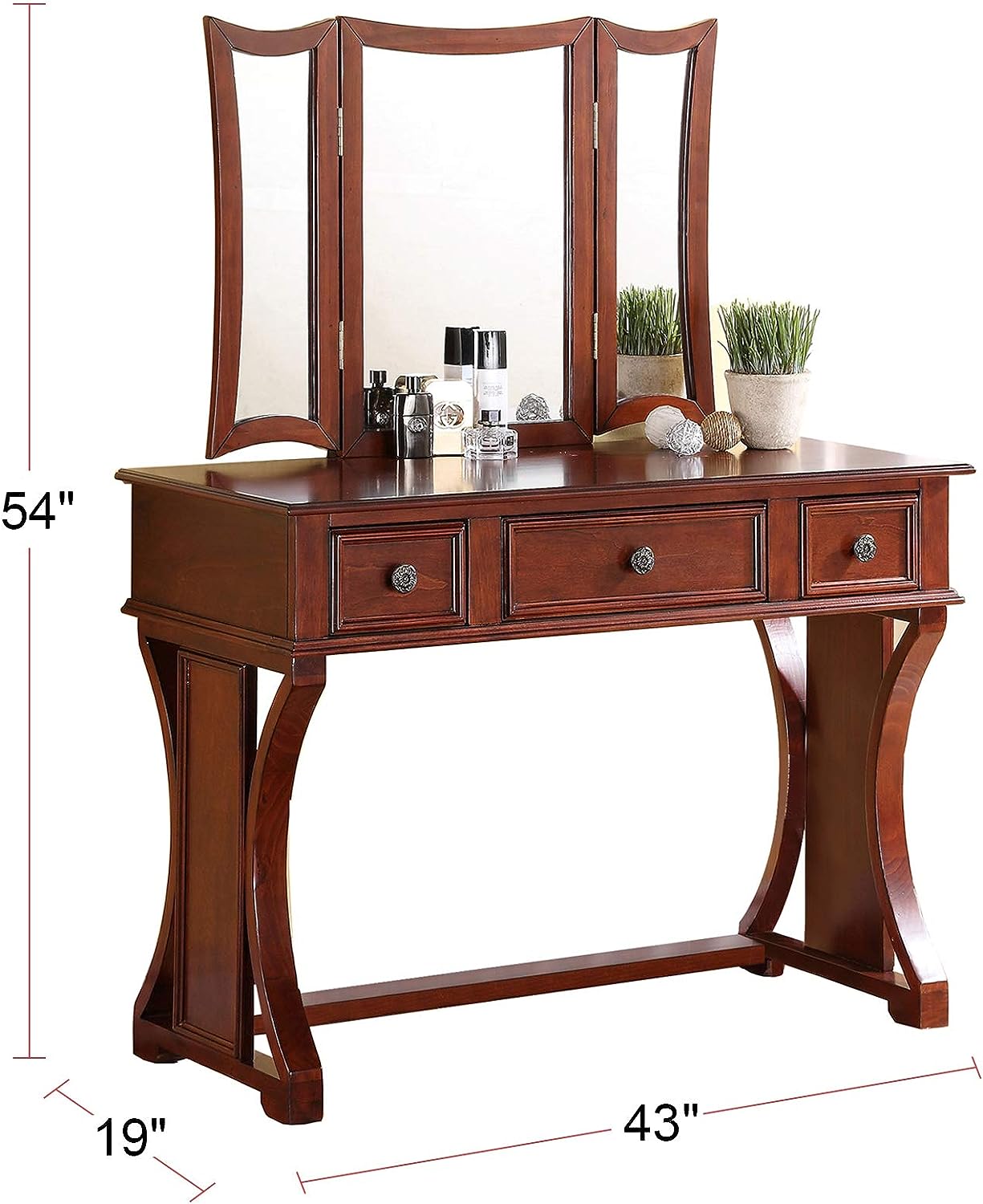 Poundex PDEX-F4118 Vanities, Brown