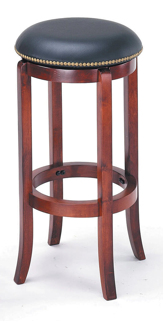 29" Swivel Counter Stool Comes in Cherry or Espresso - GracePalaceFurniture