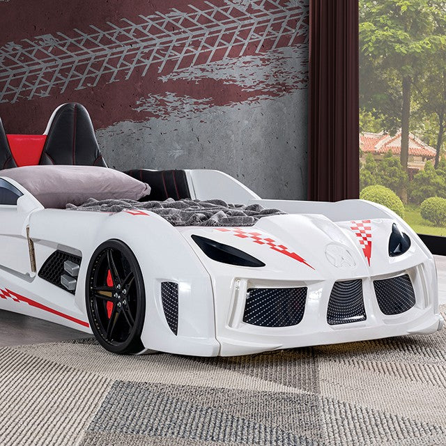 TRACKSTER CAR BED TWIN SIZE NEW STYLE.