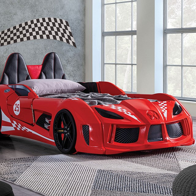 TRACKSTER CAR BED TWIN SIZE NEW STYLE.