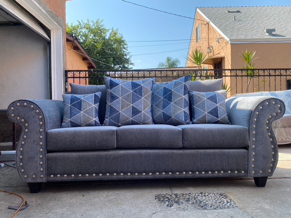Light Grey Sofa & Love Seat.