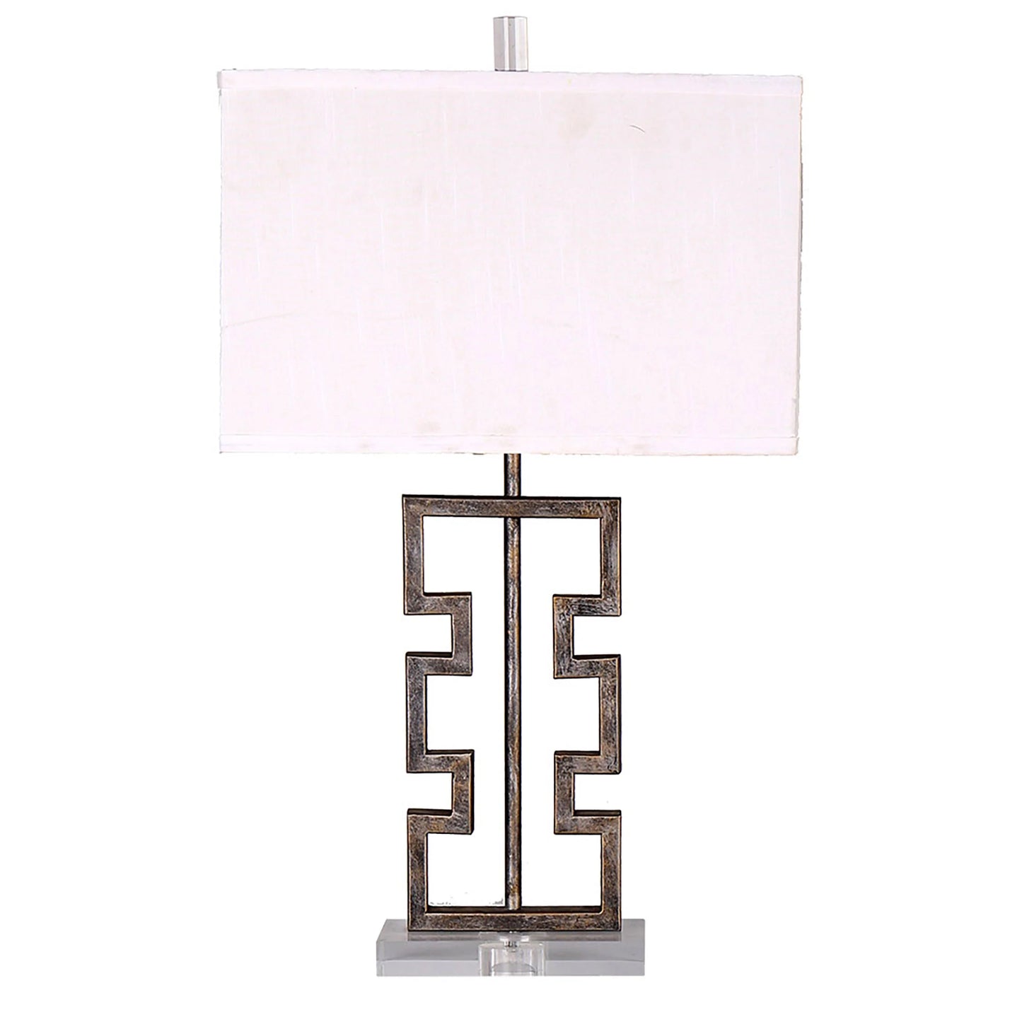 Table Lamp - Iron & Acrylic Base - GracePalaceFurniture
