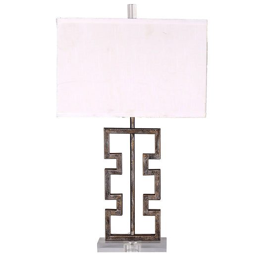 Table Lamp - Iron & Acrylic Base - GracePalaceFurniture