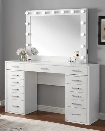 Aphrodite White Vanity Set