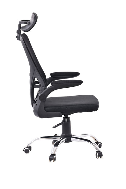 Executive Mesh Chair with Headrest - Black