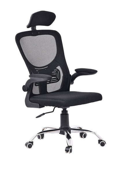 Executive Mesh Chair with Headrest - Black