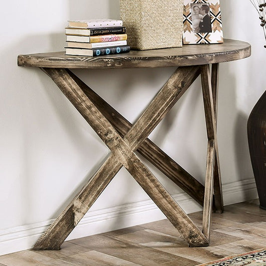 CULVER End Table, Ash Brown