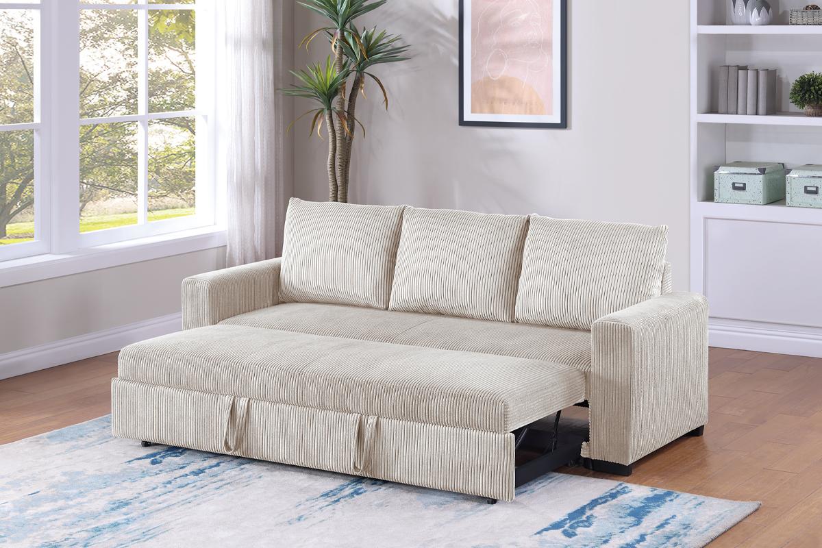 New Convertible Sofa Bed Color ivory