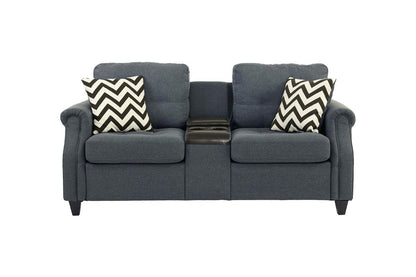 Modern Style Grey Sofa & Love Seat