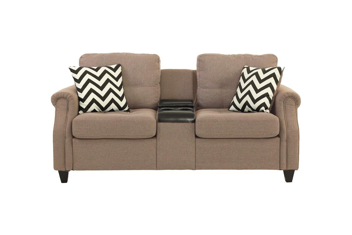 Modern Style Grey Sofa & Love Seat