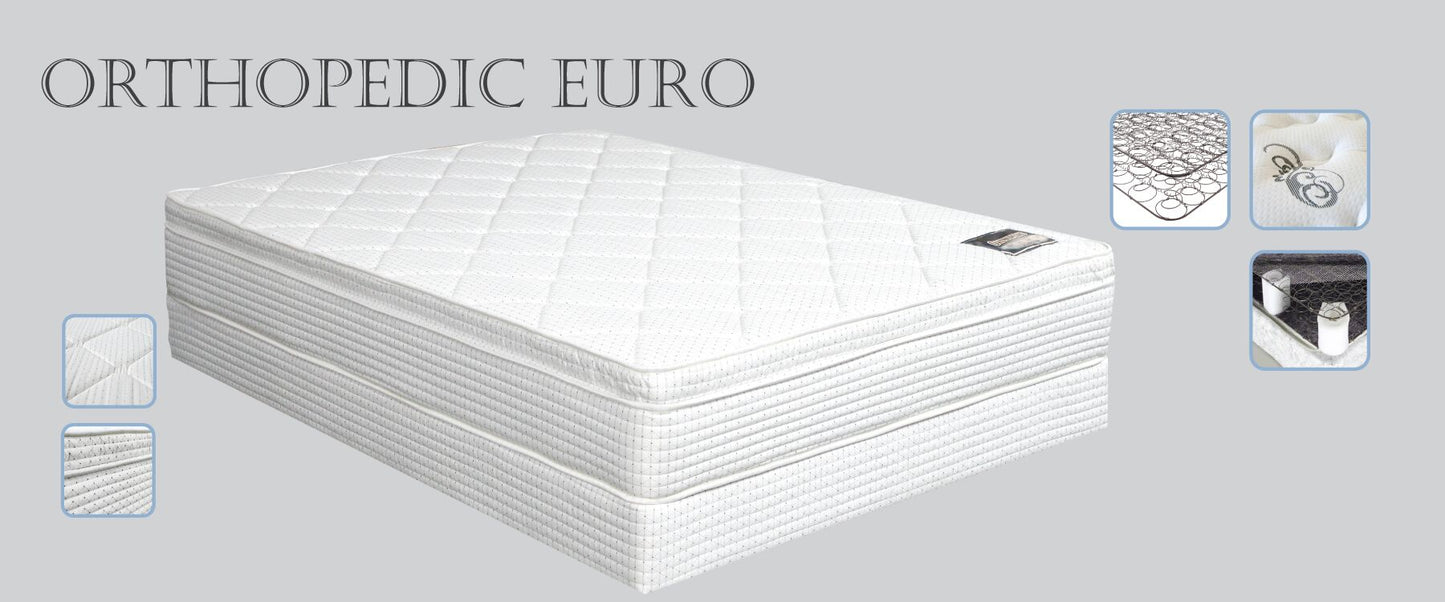 Orthopedic Euro Pillow Top - GracePalaceFurniture