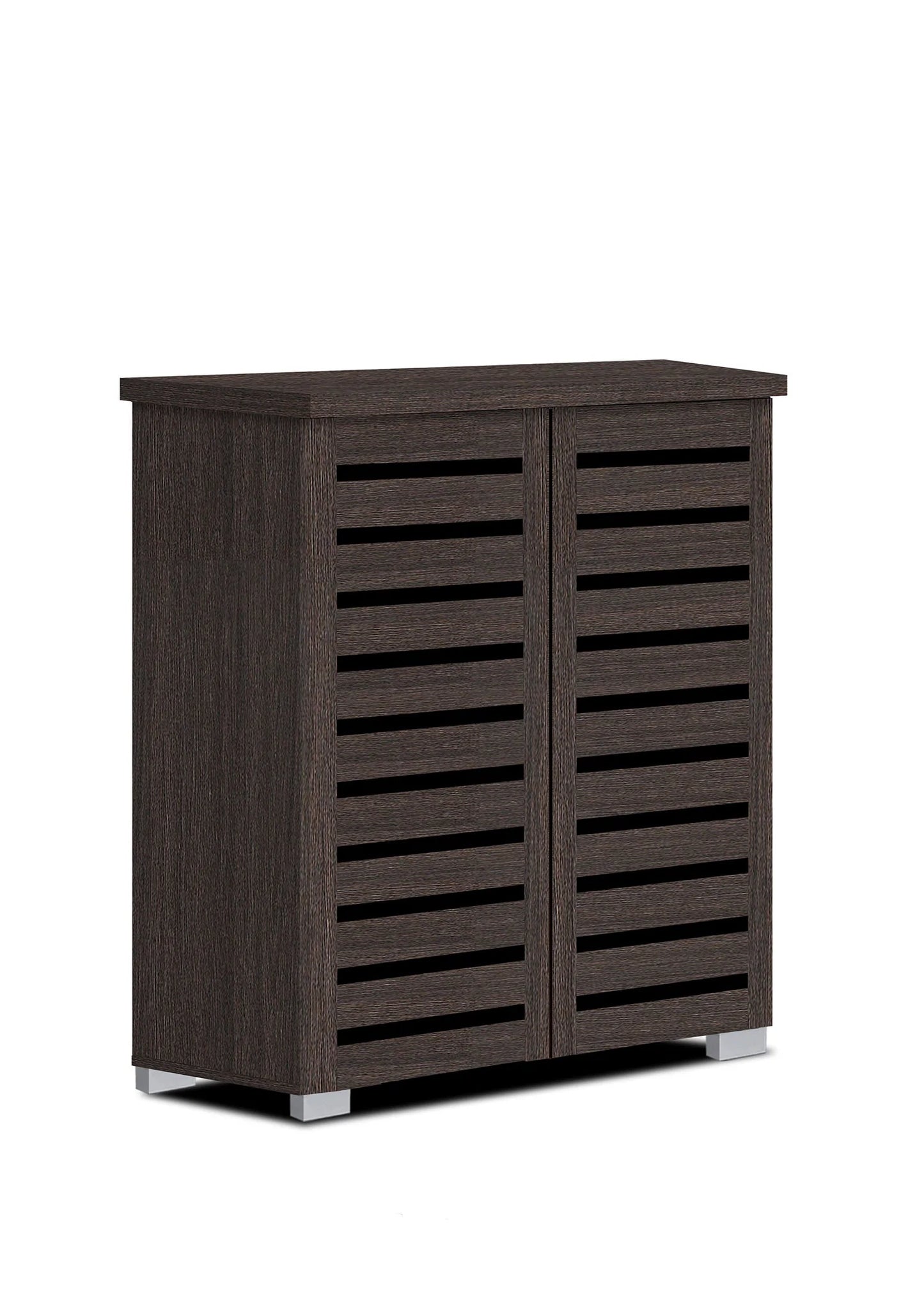 Shoe Cabinet 4 Shelves Comes in Espresso or Natural Finish