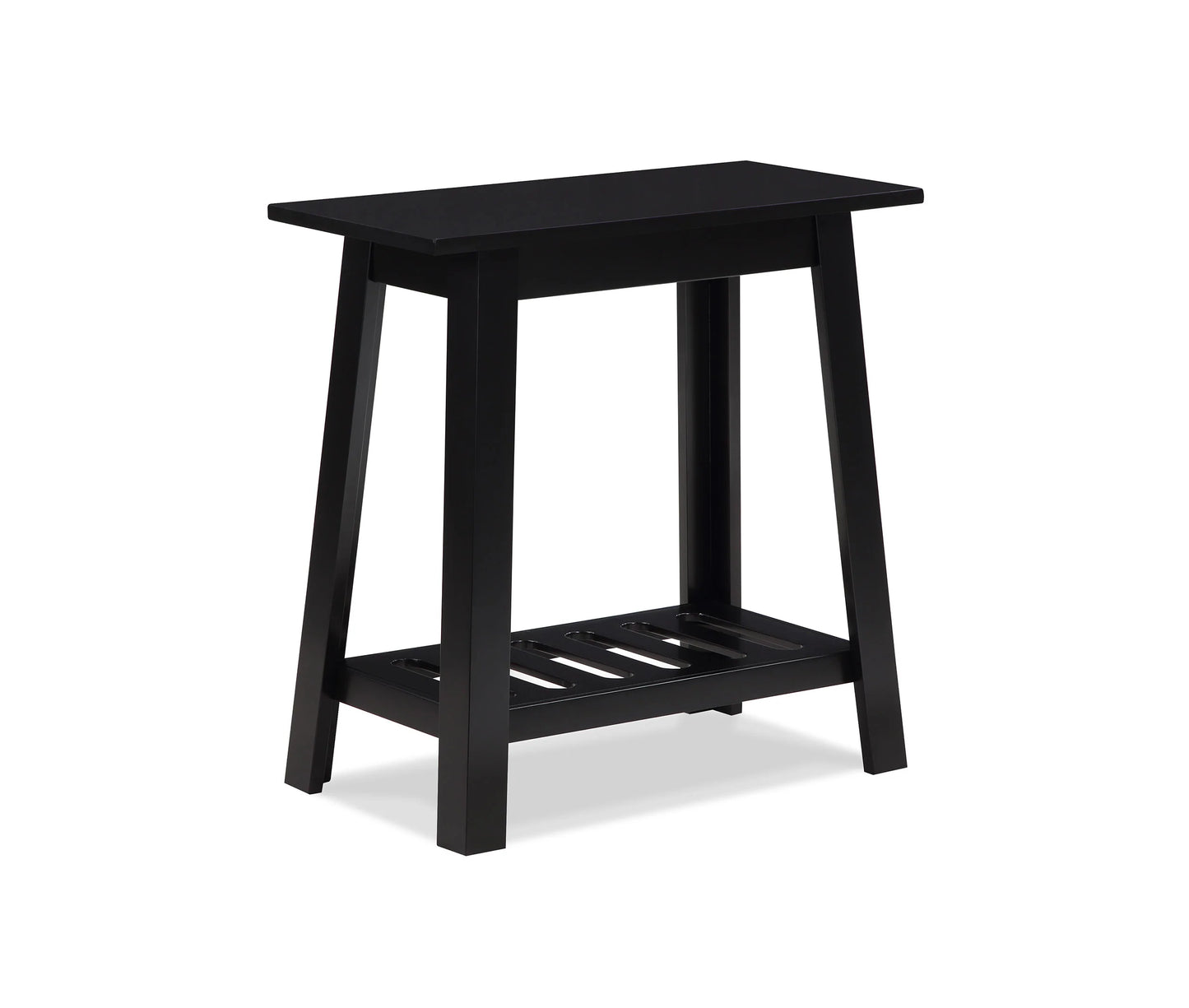 Side Table with Shelf - GracePalaceFurniture