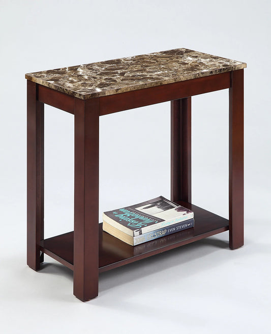 Side Table Marble Print Top