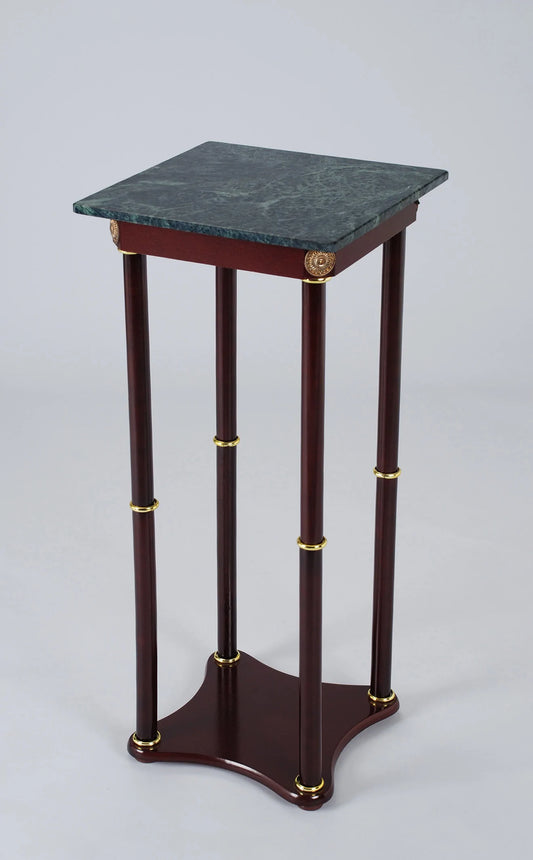 Square Planter Stand Comes in Green or White Marble Top