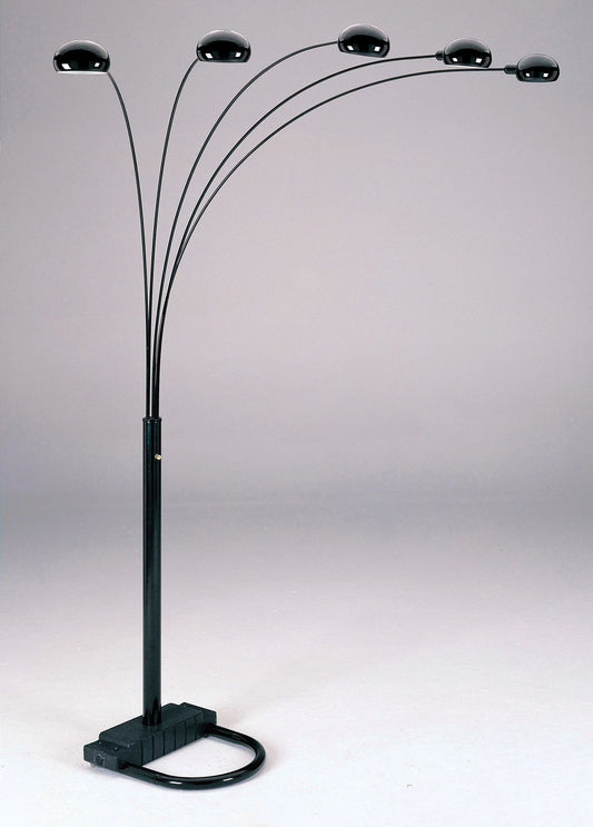 5- Arm Arch Floor Lamp with Dimmer 89"H