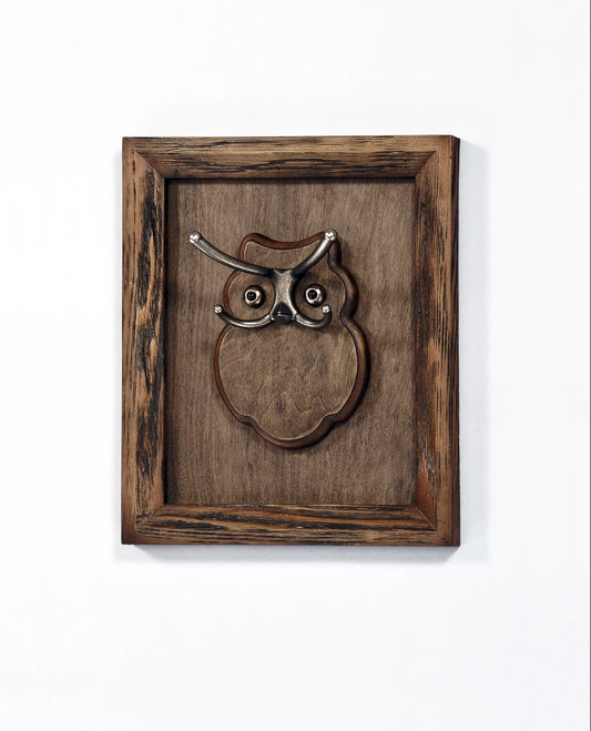 Owl Hanger Rustic Finish