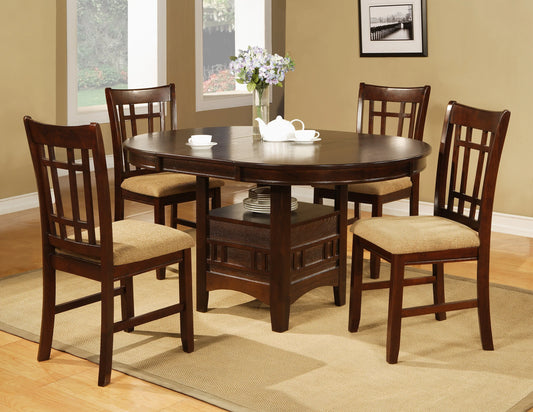 Oval Pedestal Dining Table - GracePalaceFurniture