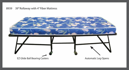 roll-away bed with 5" mattress